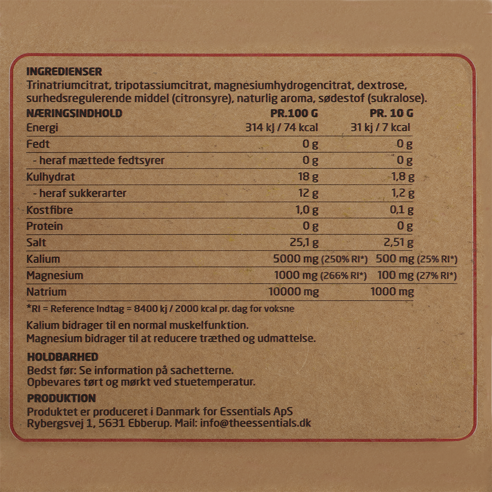 NYHED: Elektrolytter, 18 x 10g (Appelsinsmag)