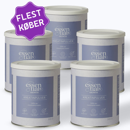5 x Kreatin, Mikroniseret, 300g   -    ( 1500 g )