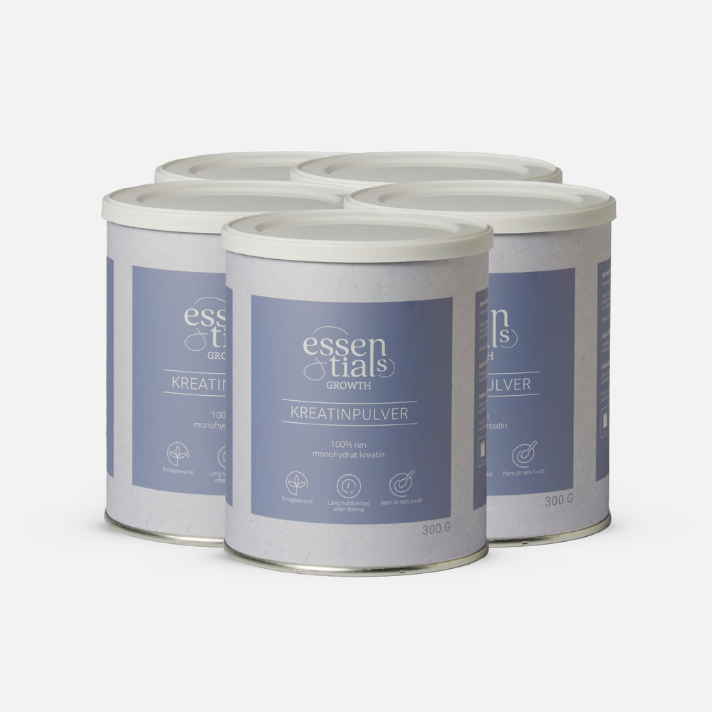 5 x Kreatin, Mikroniseret, 300g   -    ( 1500 g )