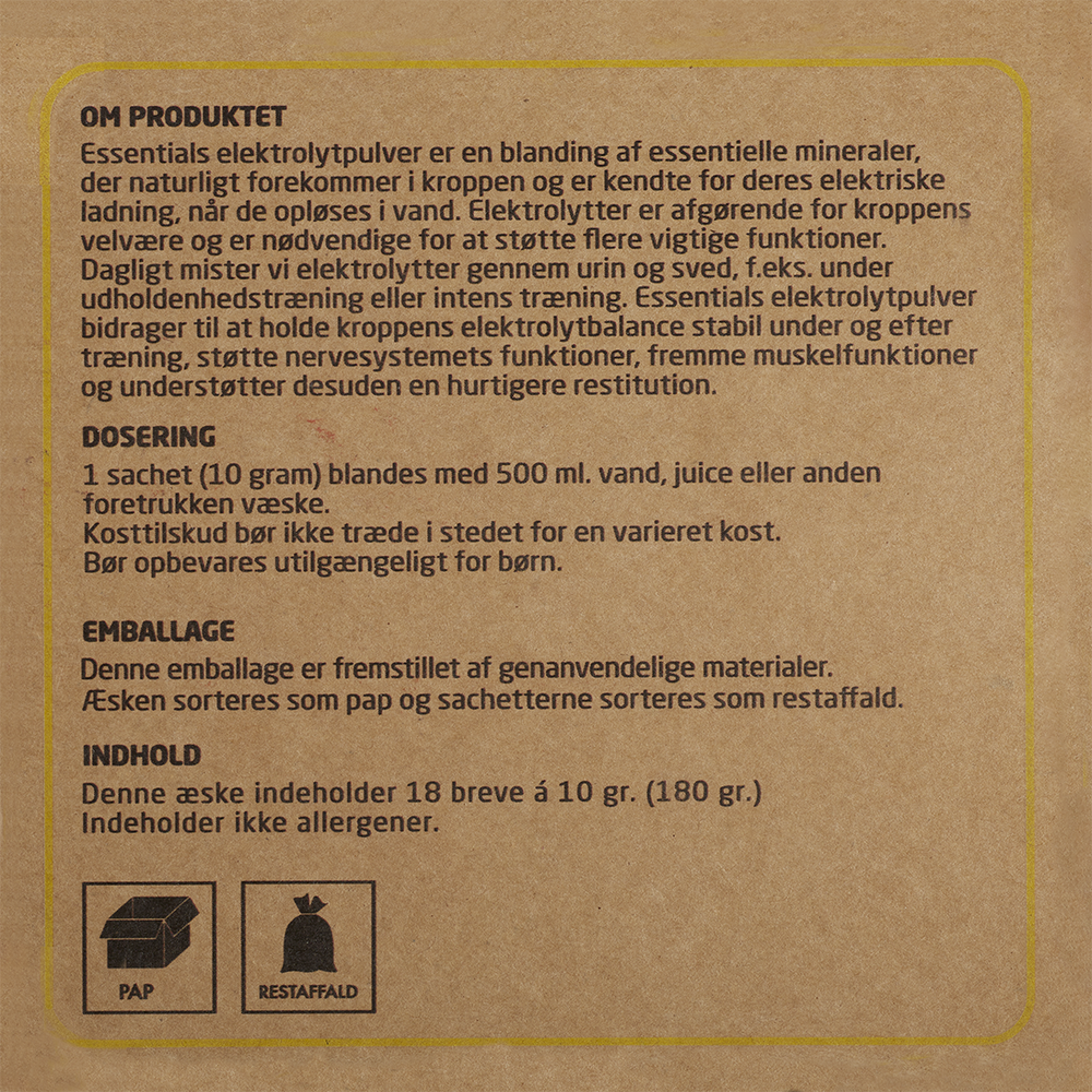 NYHED: Elektrolytter, 36 x 10g  (Mix kasse)