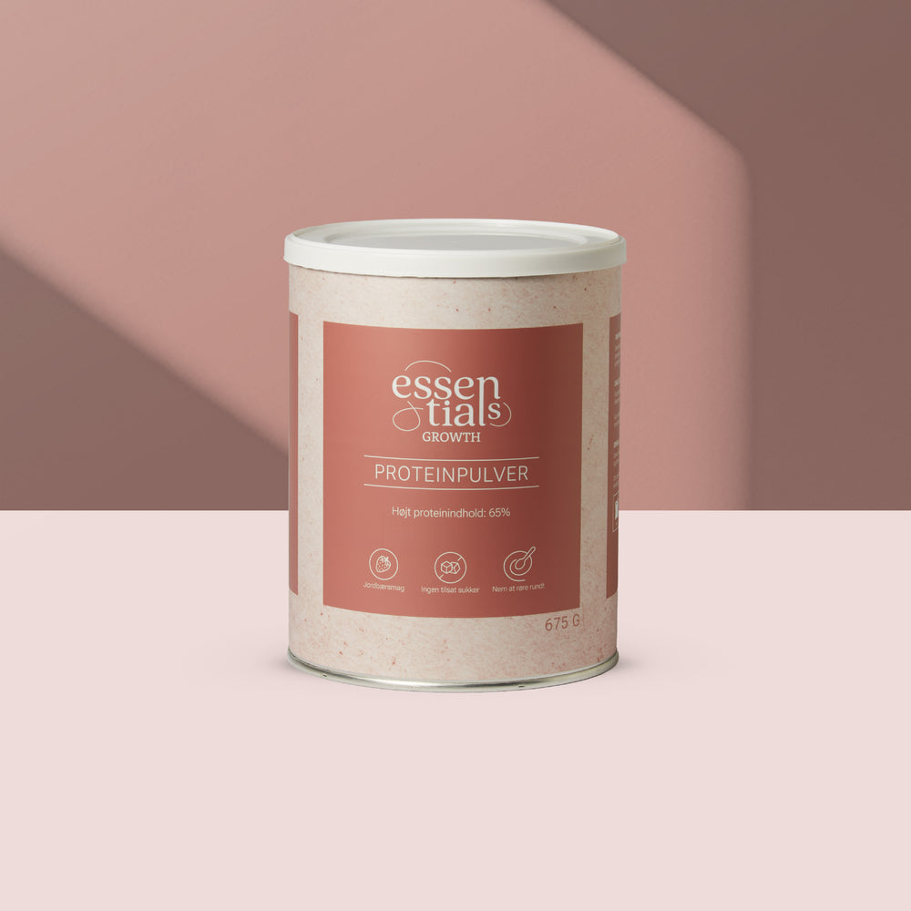 Proteinpulver (Jordbær smag), 675g
