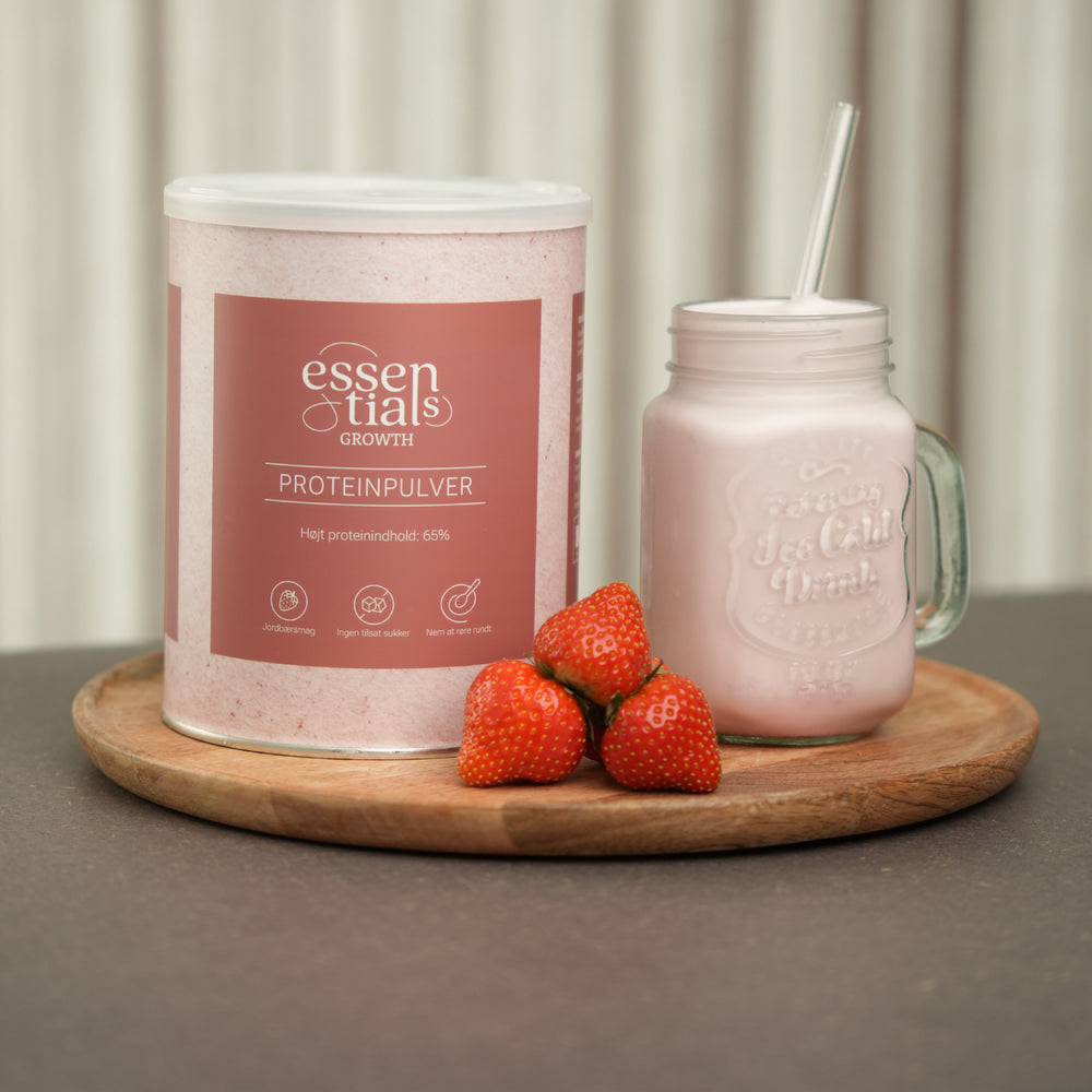 Proteinpulver (Jordbær smag), 675g