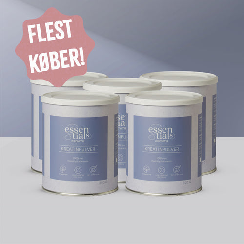 5 x Kreatin, Mikroniseret, 300g   -    ( 1500 g )